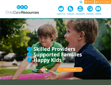 Tablet Screenshot of childcareresources.org